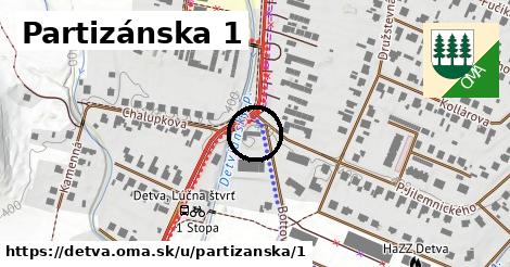 Partizánska 1, Detva