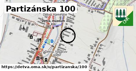 Partizánska 100, Detva