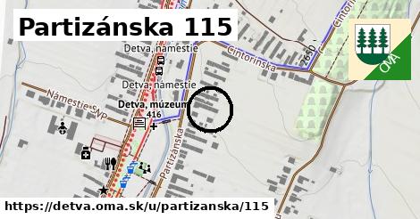 Partizánska 115, Detva