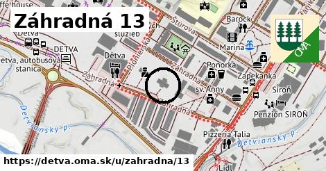 Záhradná 13, Detva