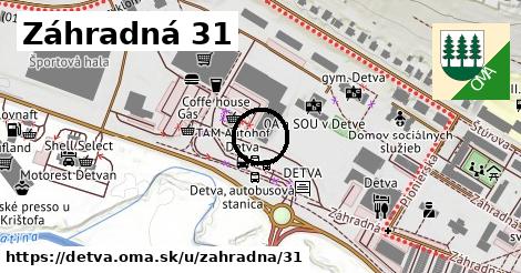 Záhradná 31, Detva