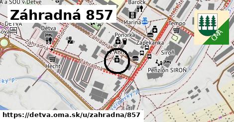 Záhradná 857, Detva