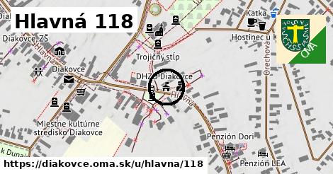 Hlavná 118, Diakovce