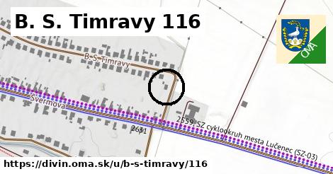 B. S. Timravy 116, Divín