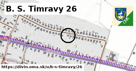 B. S. Timravy 26, Divín