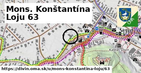 Mons. Konštantína Loju 63, Divín