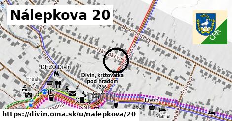 Nálepkova 20, Divín