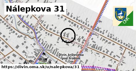 Nálepkova 31, Divín