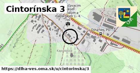 Cintorínska 3, Dlhá Ves