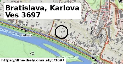 Bratislava, Karlova Ves <span class="supisne">3697</span>
