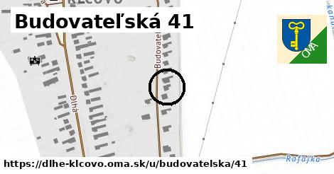 Budovateľská 41, Dlhé Klčovo