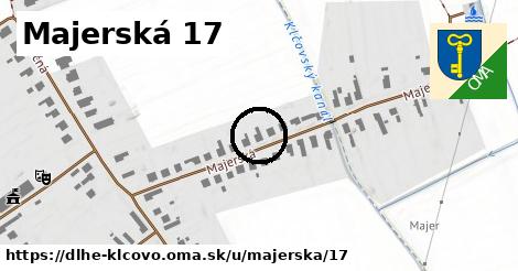 Majerská 17, Dlhé Klčovo