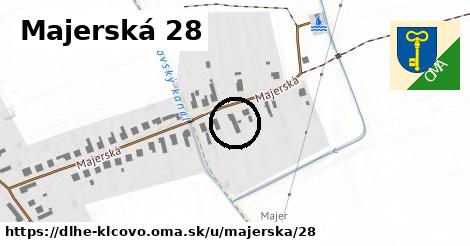 Majerská 28, Dlhé Klčovo