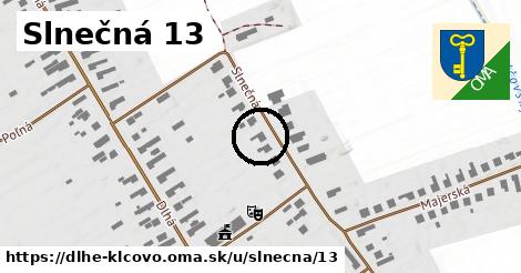 Slnečná 13, Dlhé Klčovo