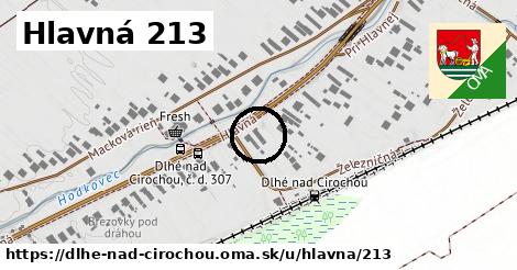 Hlavná 213, Dlhé nad Cirochou