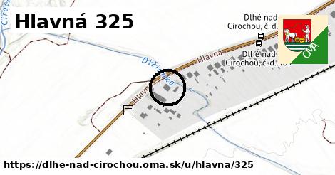Hlavná 325, Dlhé nad Cirochou