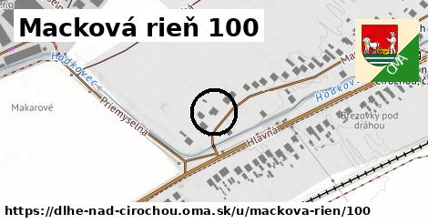 Macková rieň 100, Dlhé nad Cirochou