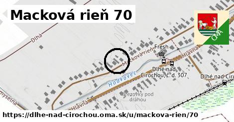 Macková rieň 70, Dlhé nad Cirochou