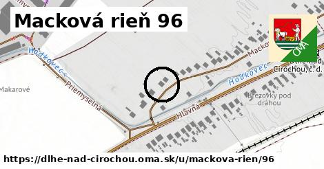 Macková rieň 96, Dlhé nad Cirochou