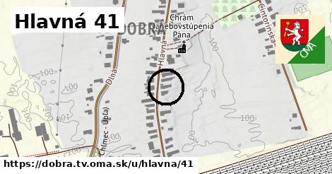 Hlavná 41, Dobrá, okres TV