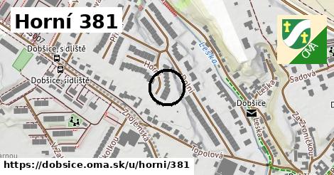 Horní 381, Dobšice