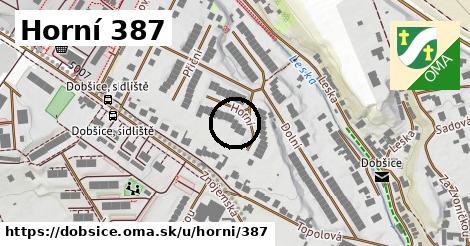 Horní 387, Dobšice