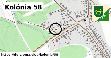 Kolónia 58, Dojč