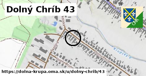 Dolný Chríb 43, Dolná Krupá