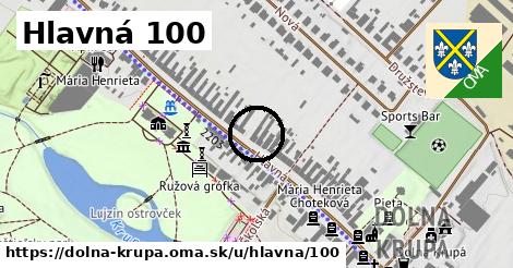 Hlavná 100, Dolná Krupá