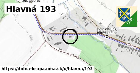 Hlavná 193, Dolná Krupá