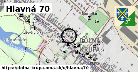 Hlavná 70, Dolná Krupá