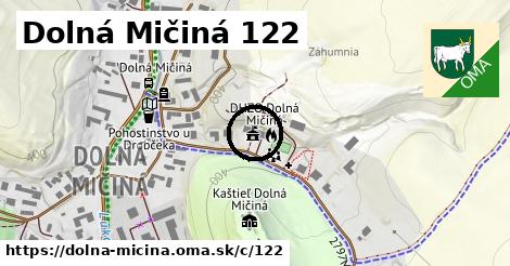 Dolná Mičiná <span class="supisne">122</span>