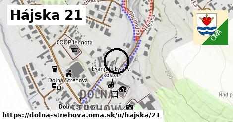 Hájska 21, Dolná Strehová