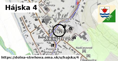 Hájska 4, Dolná Strehová