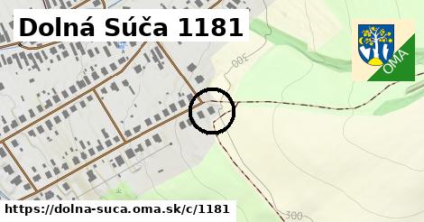 Dolná Súča <span class="supisne">1181</span>