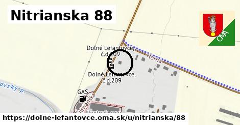 Nitrianska 88, Dolné Lefantovce