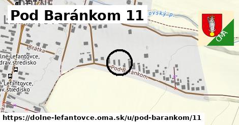 Pod Baránkom 11, Dolné Lefantovce