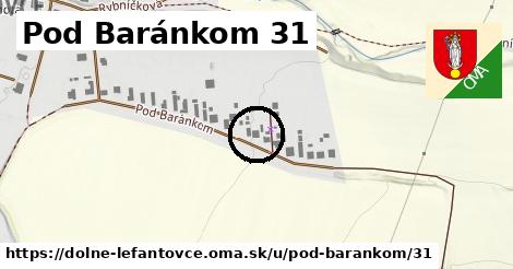 Pod Baránkom 31, Dolné Lefantovce