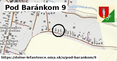 Pod Baránkom 9, Dolné Lefantovce