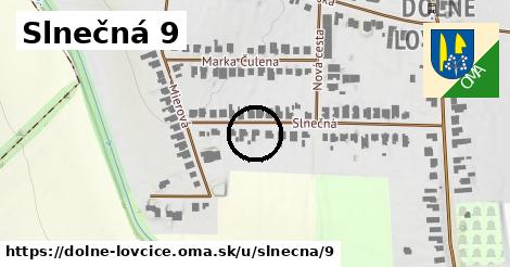 Slnečná 9, Dolné Lovčice