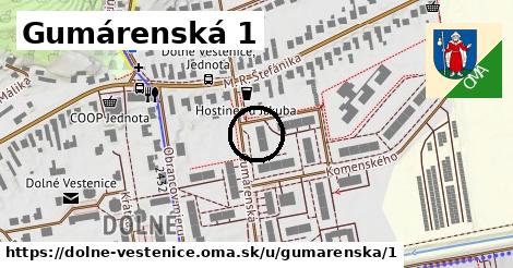 Gumárenská 1, Dolné Vestenice