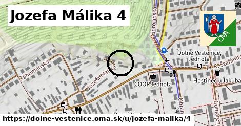 Jozefa Málika 4, Dolné Vestenice