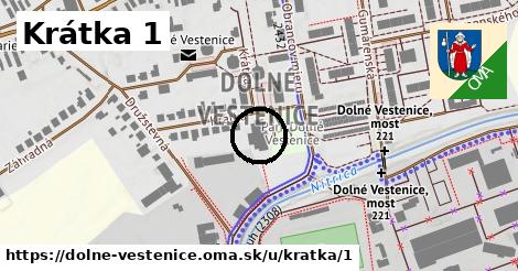 Krátka 1, Dolné Vestenice