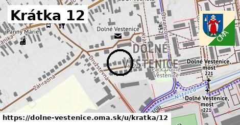 Krátka 12, Dolné Vestenice