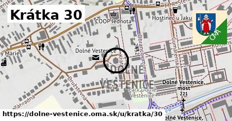 Krátka 30, Dolné Vestenice