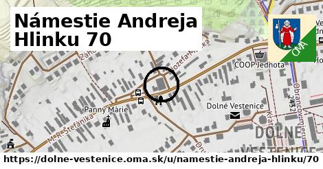 Námestie Andreja Hlinku 70, Dolné Vestenice