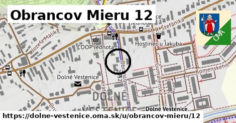 Obrancov mieru 12, Dolné Vestenice