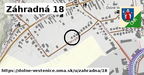 Záhradná 18, Dolné Vestenice