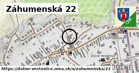 Záhumenská 22, Dolné Vestenice