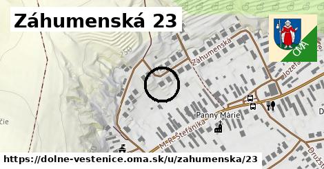 Záhumenská 23, Dolné Vestenice